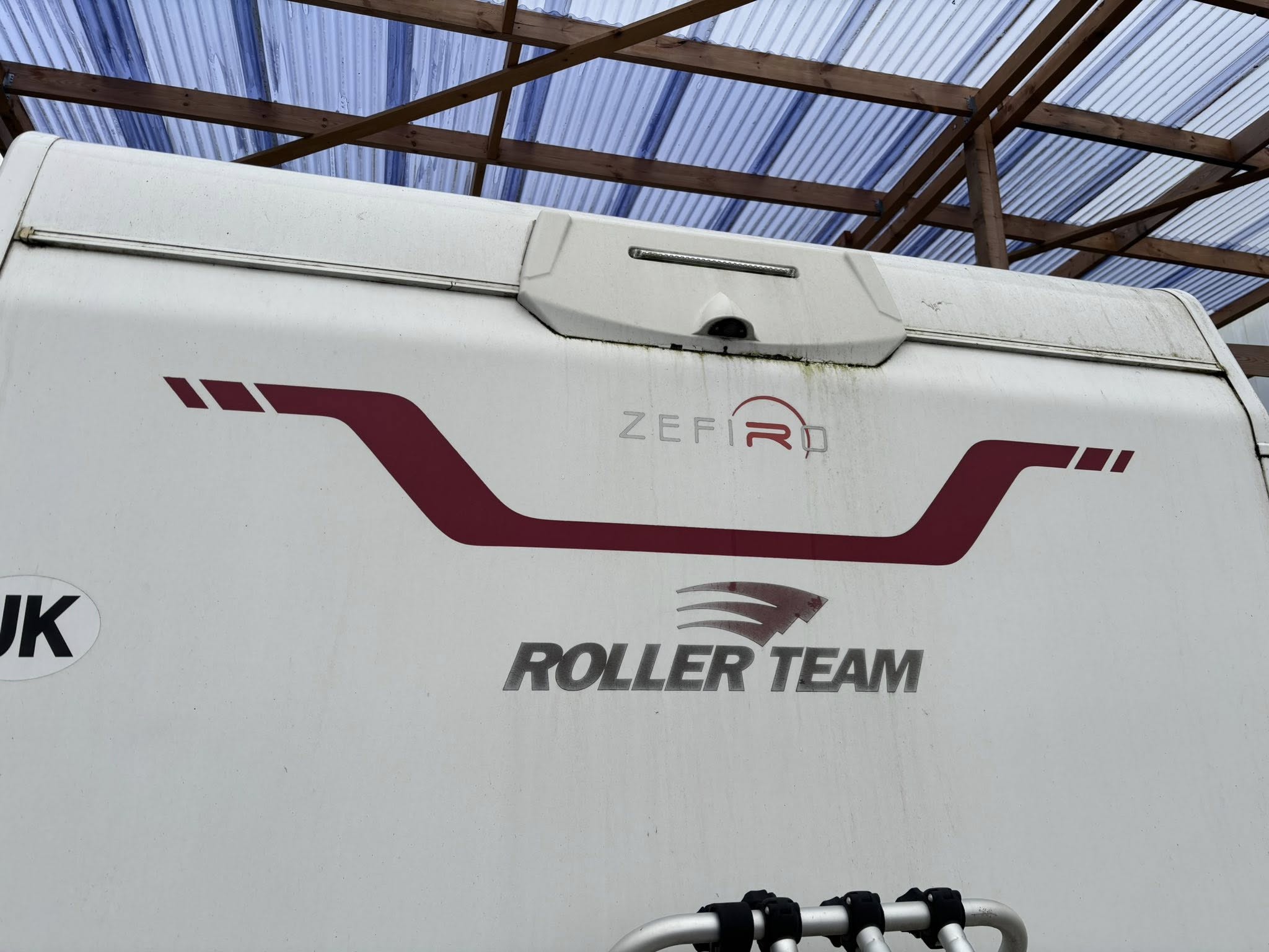 Motorhome before cleaning