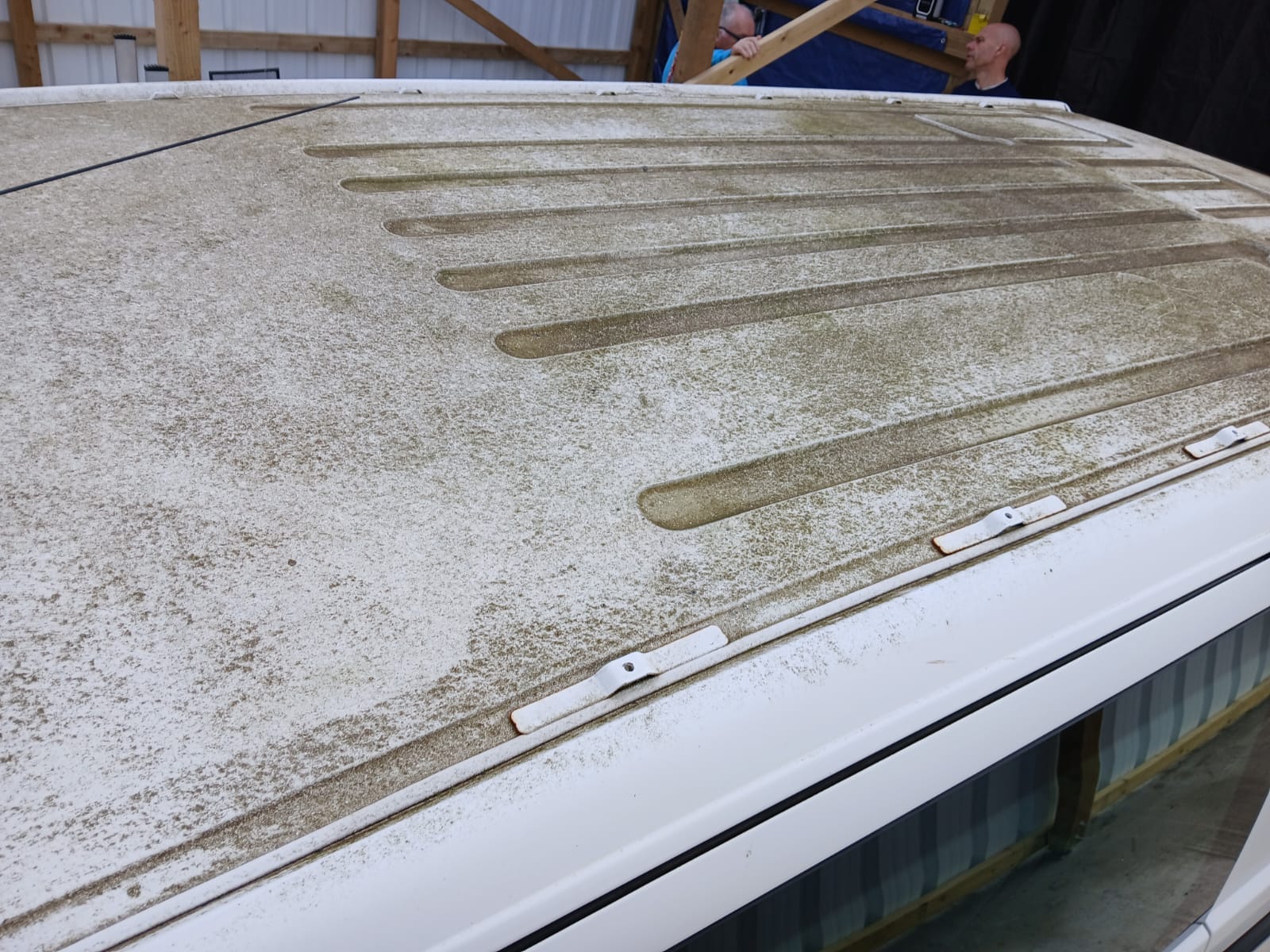 Clean campervan exterior