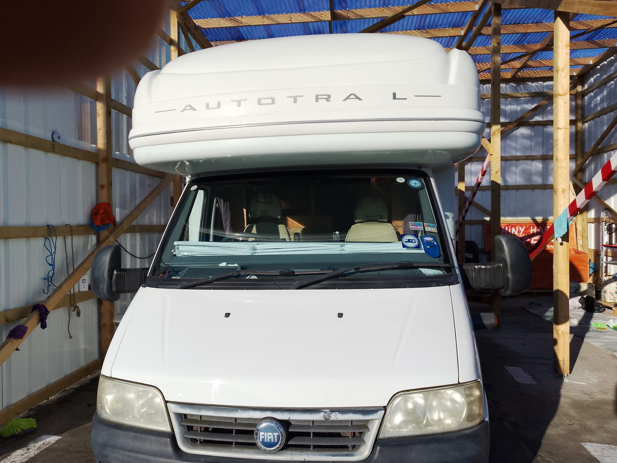 Polished motorhome finish