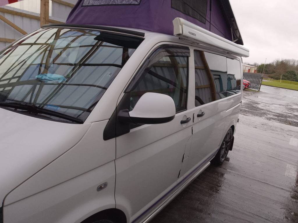 Van exterior detail clean