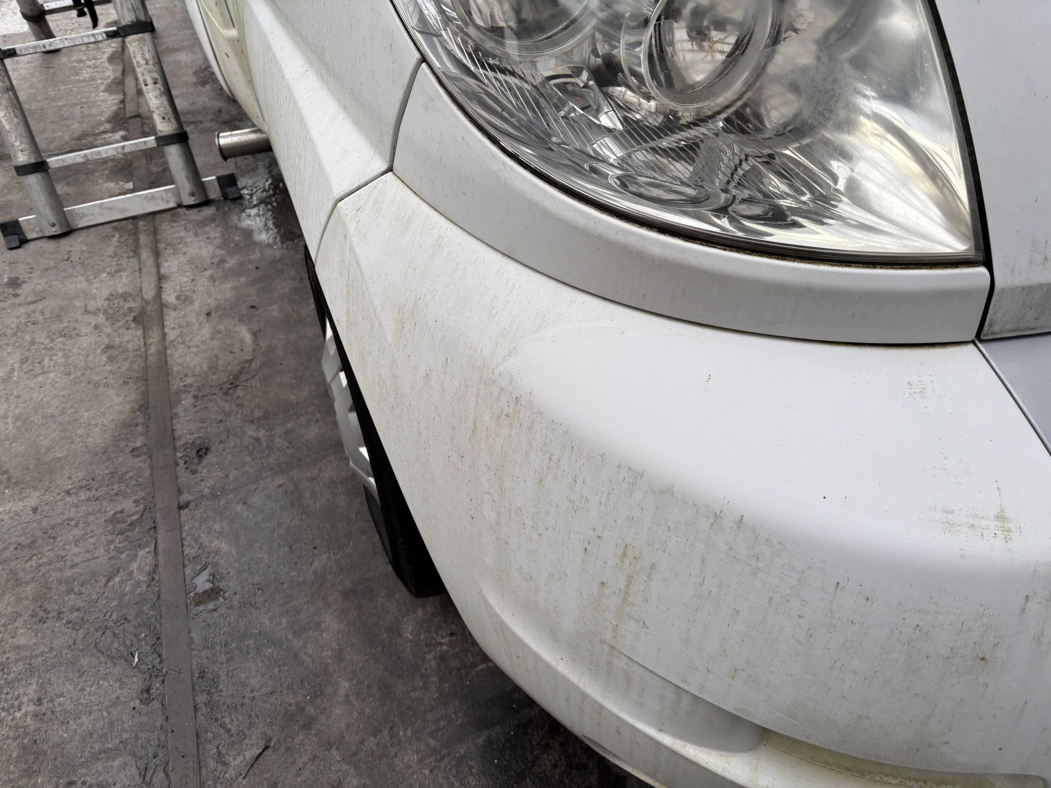 Gleaming motorhome after clean